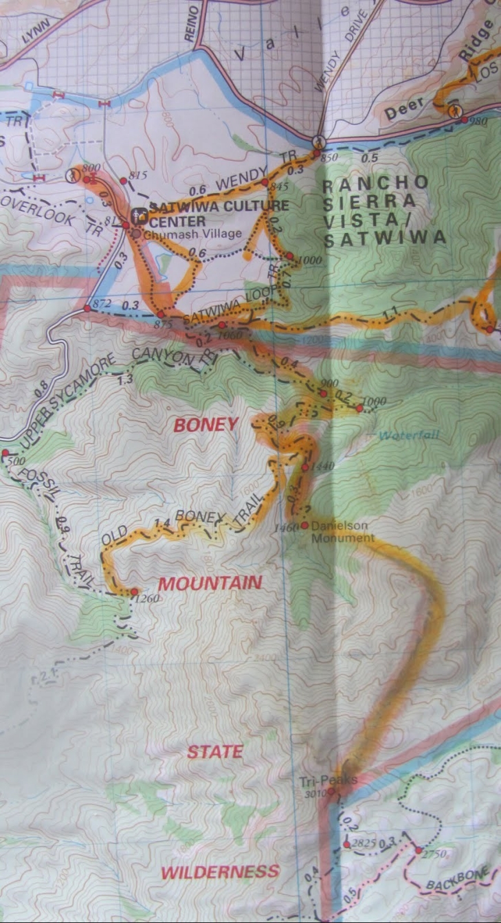 Mt. Boney map