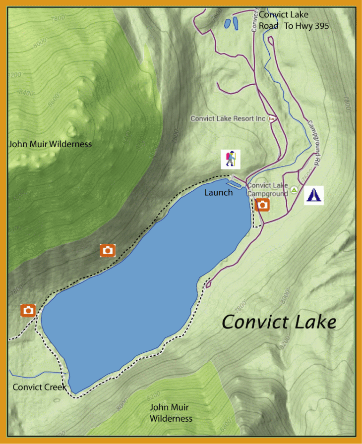 Convict Lake MAP